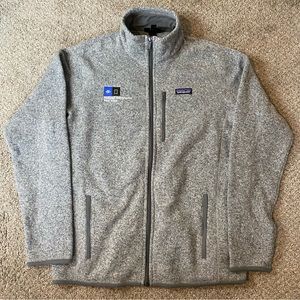 Patagonia National Geographic Sea Lion Gray Better Sweater Fleece Zip Jacket L